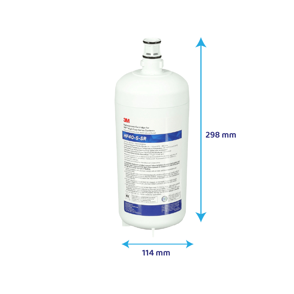 3M™ Cartuccia filtrante Carbonless High Flow HF40-S-SR