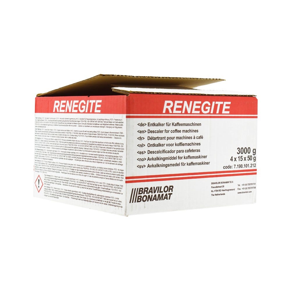 Renegite Decalcificante (4x15x50g) di Bravilor Bonamat