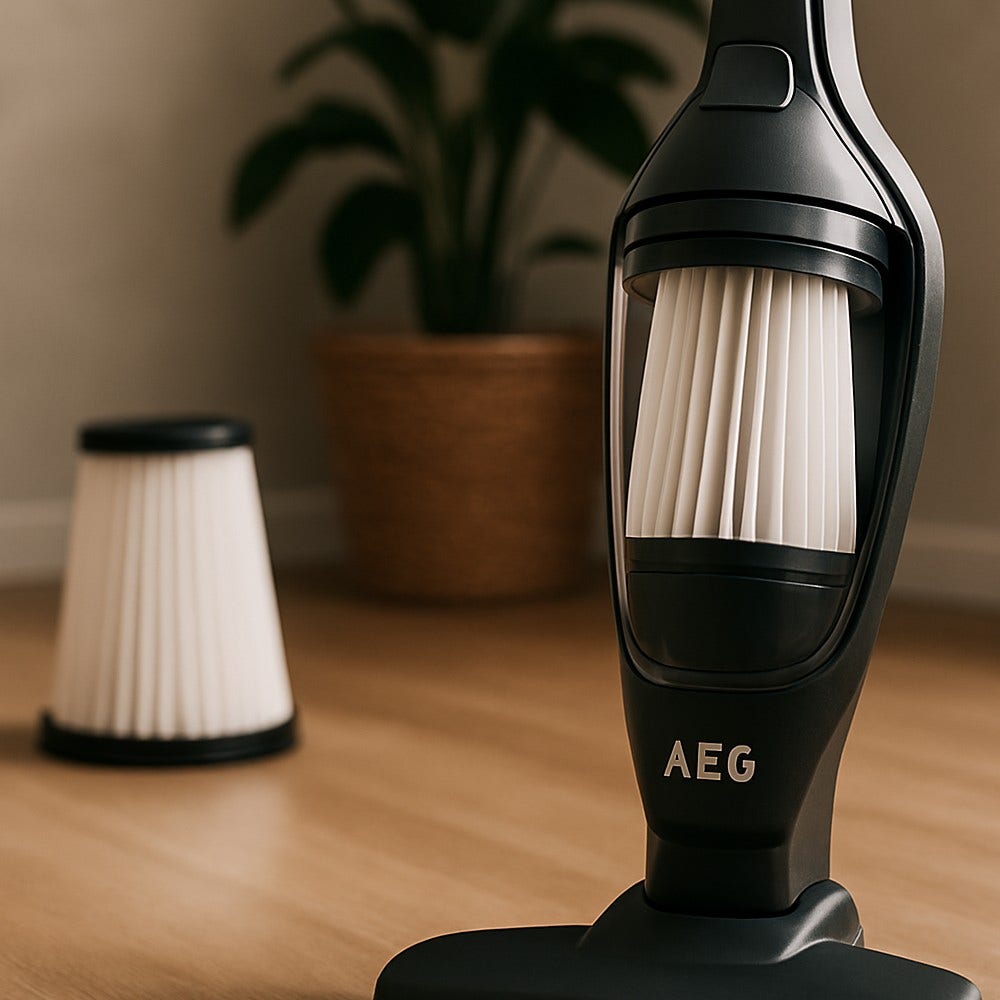 AEG Filtro a carboni attivi (2 pz.) per aspirapolvere AEF150 / CX7 / QX8-1