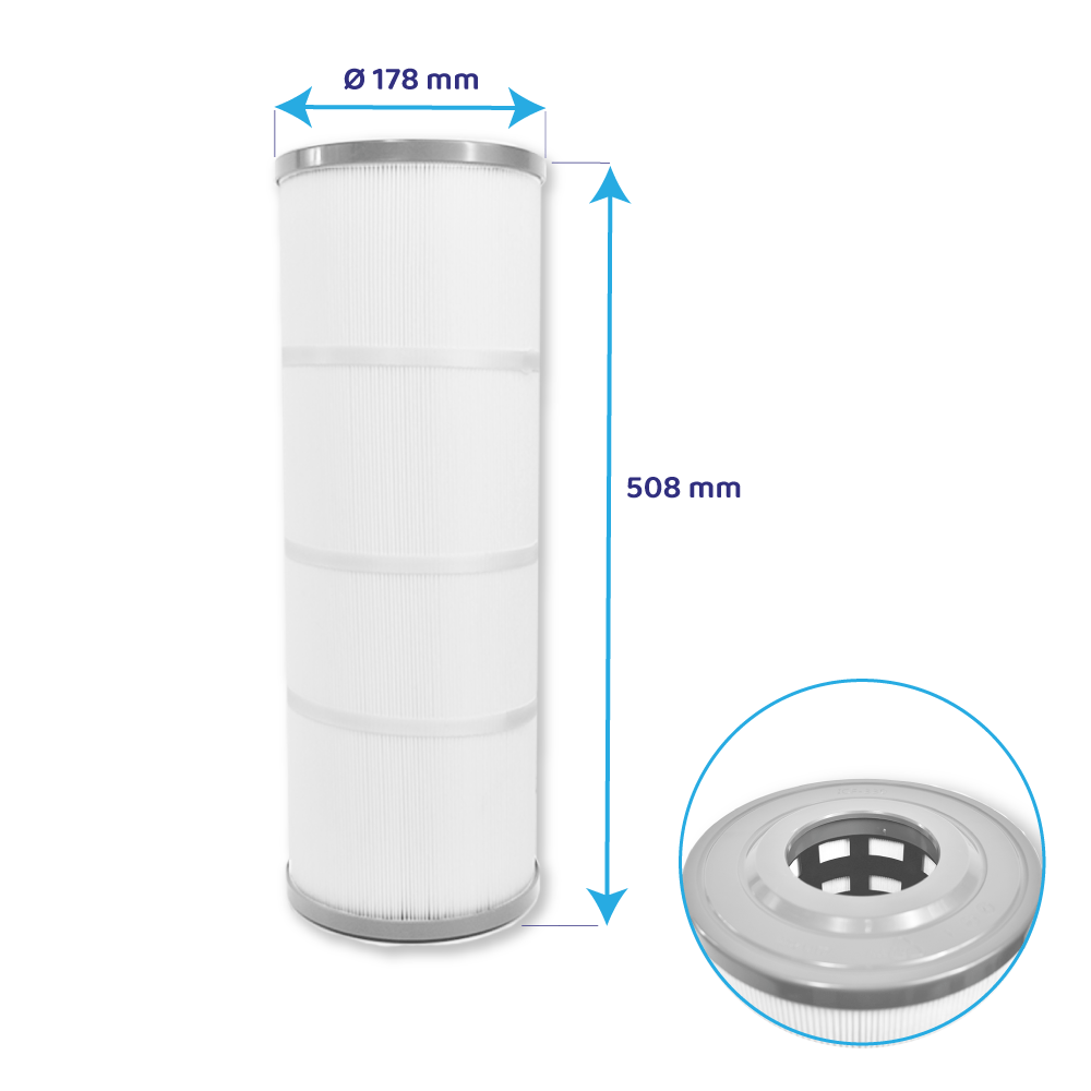 Emaux Filtro a cartuccia per piscina (4 pz.) ELITE Galaxy ICF330 / 914100008