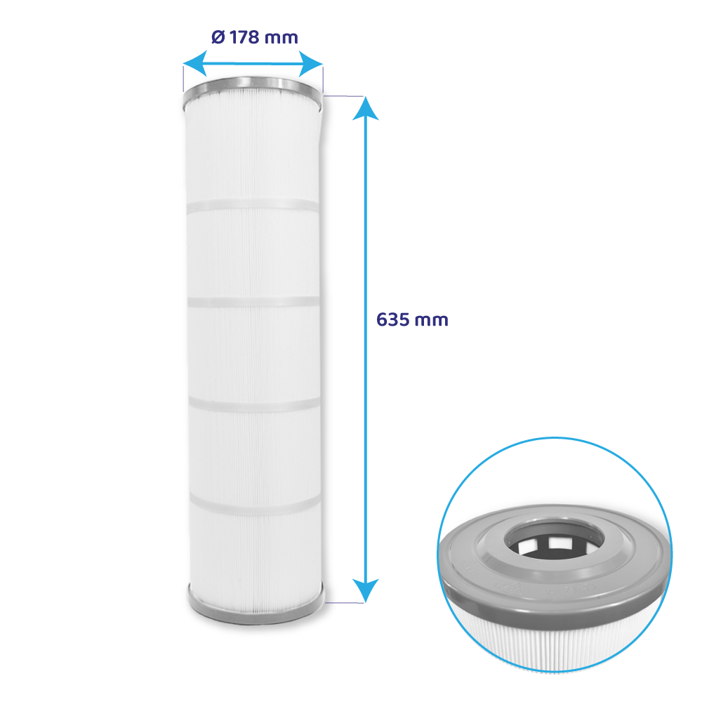 Emaux Filtro a cartuccia per piscina (4 pz.) ELITE Galaxy ICF430 / 914100009