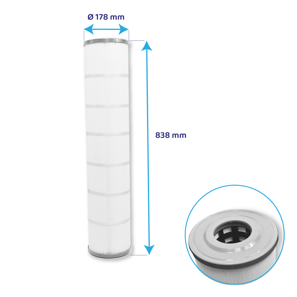Emaux Filtro a cartuccia per piscina (4 pz.) ELITE Galaxy ICF530 / 914100010