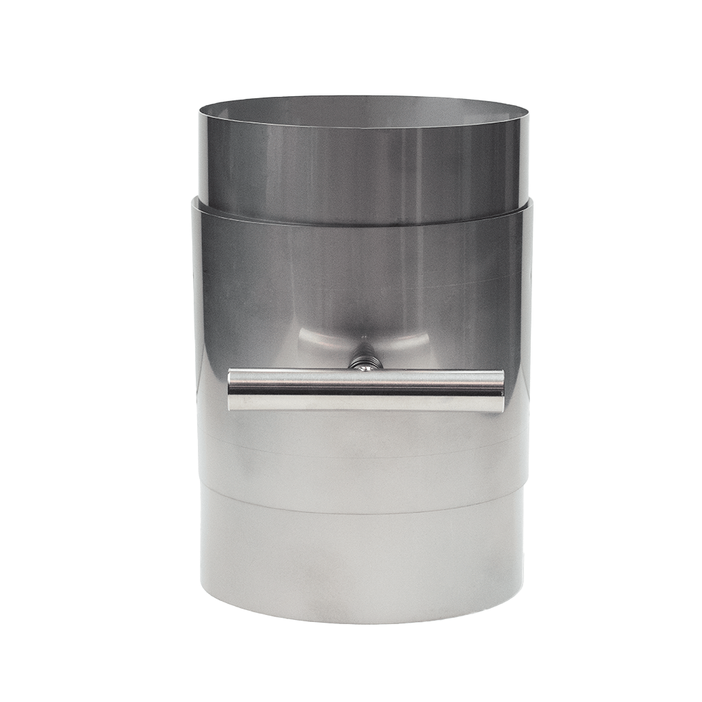 ABCAT® Filtro fumi di legna uscita posteriore Ø150x190mm acciaio inox