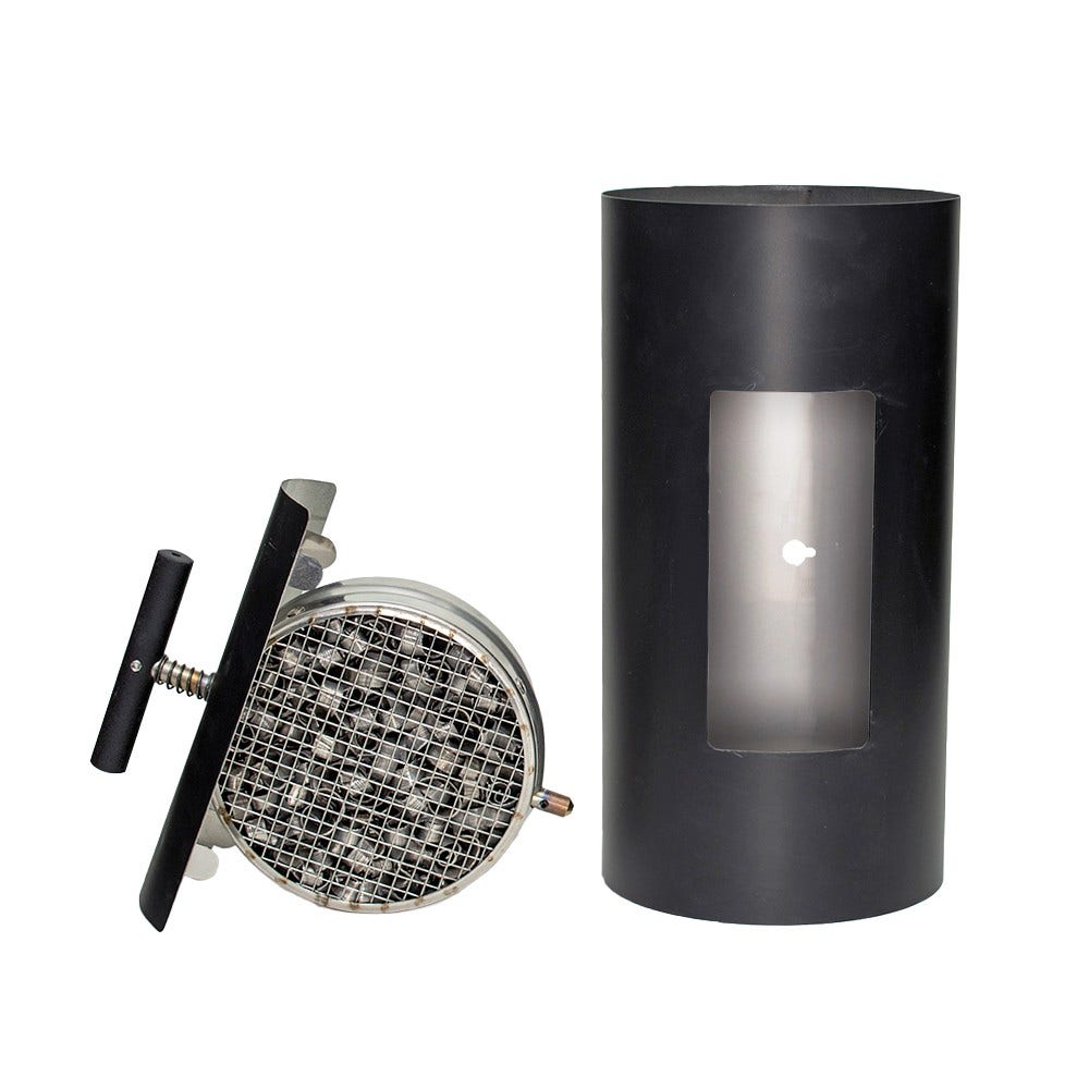 Filtro per fumo di legna ABCAT® Ø150x300mm Nero