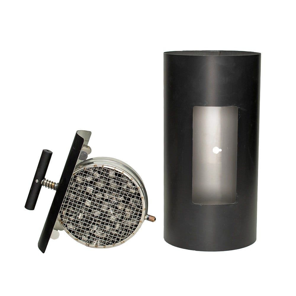 Filtro per fumo di legna ABCAT® Ø150x300x2mm Nero