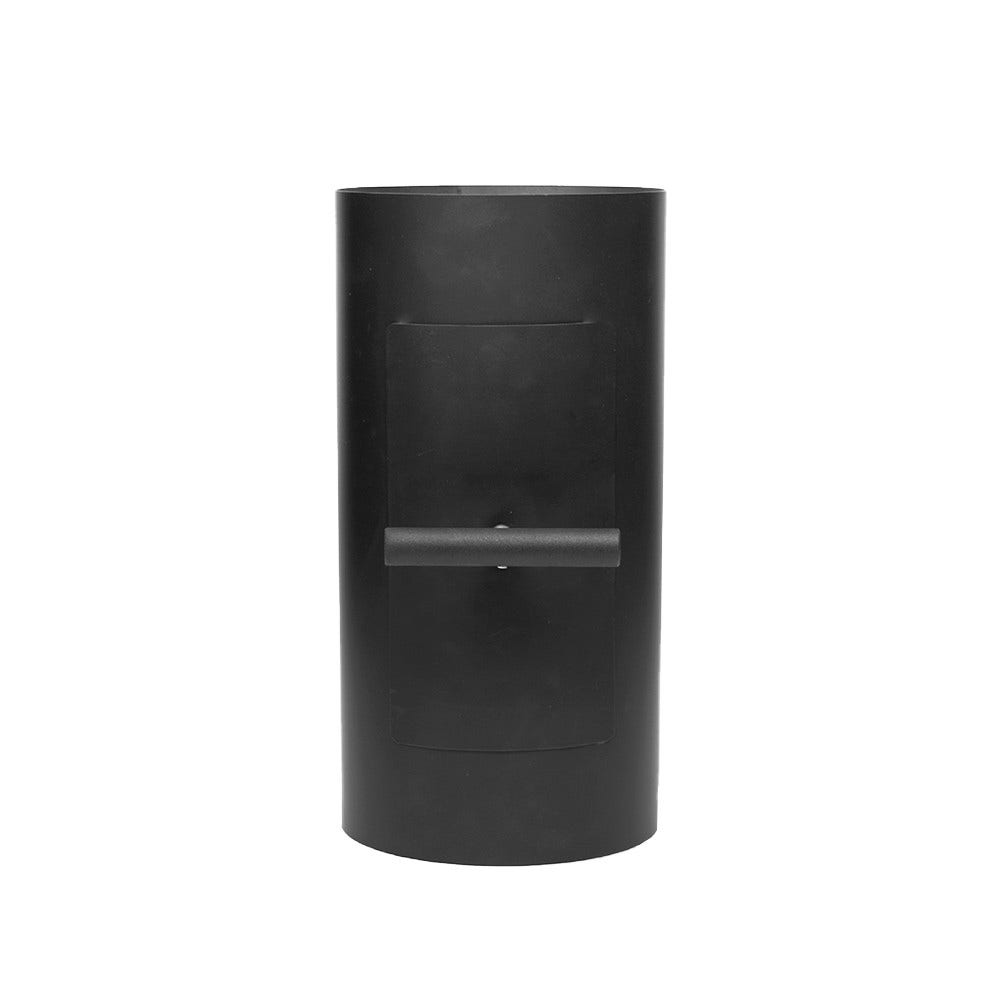 ABCAT® Filtro fumi per stufa a legna Ø150x300x2mm Nero