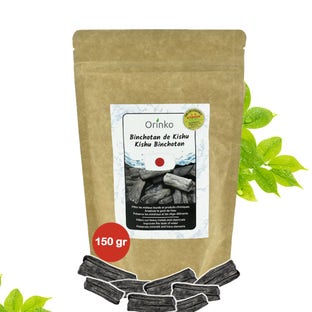 Orinko Bastoncini di carbone di legna Binchotan giapponese (150 g)