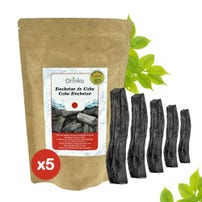 Orinko Bastoncini di Carbone Binchotan Giapponese (set da 5)