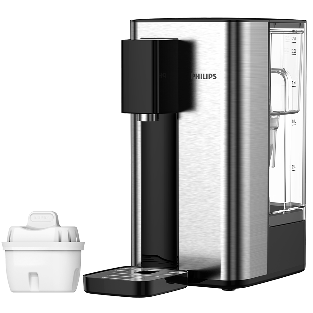Philips Stazione dell'acqua calda istantanea ADD5906S (filtra PFAS) compatibile con filtri BRITA