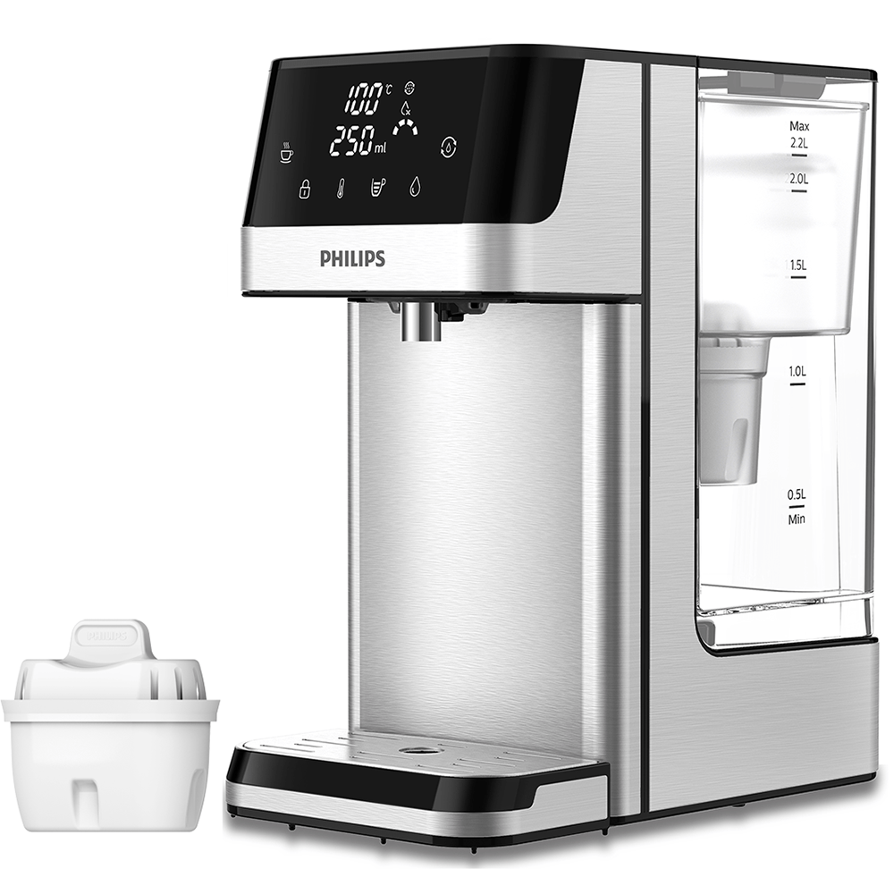 Philips Stazione dell'acqua calda instantanea ADD5910M (filtra PFAS) compatibile con filtri BRITA