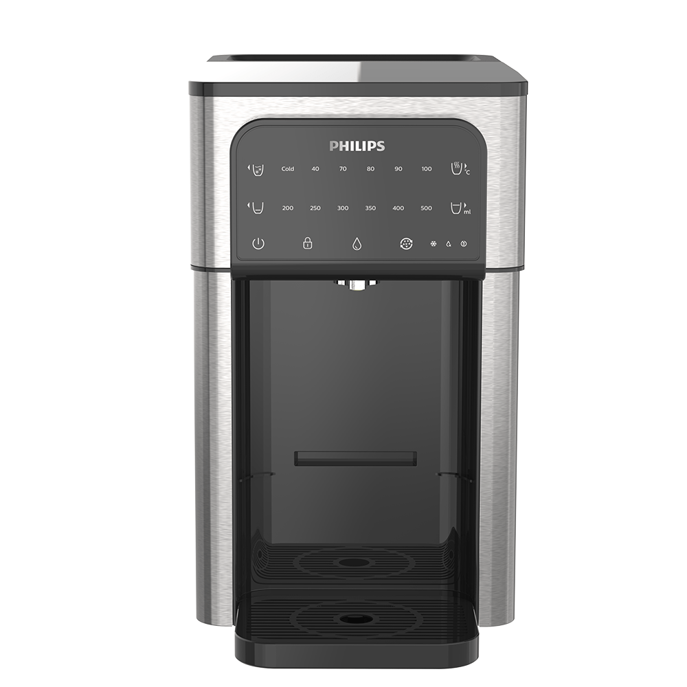 Philips Stazione dell'acqua All-in-One calda + fredda ADD5980M (filtra PFAS) compatibile con BRITA