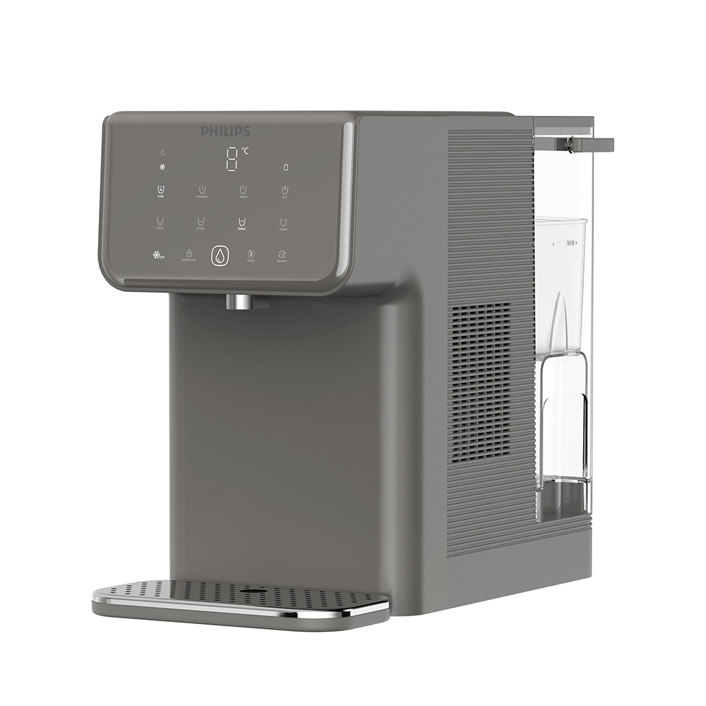 Philips Stazione dell'acqua tutto in uno caldo e freddo ADD5981GR (filtra PFAS) compatibile con BRITA