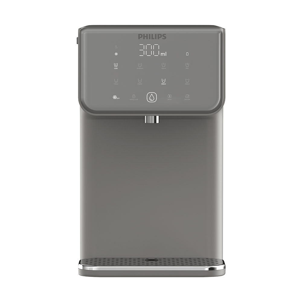 Philips Stazione dell'acqua tutto in uno caldo e freddo ADD5981GR (filtra PFAS) compatibile con BRITA