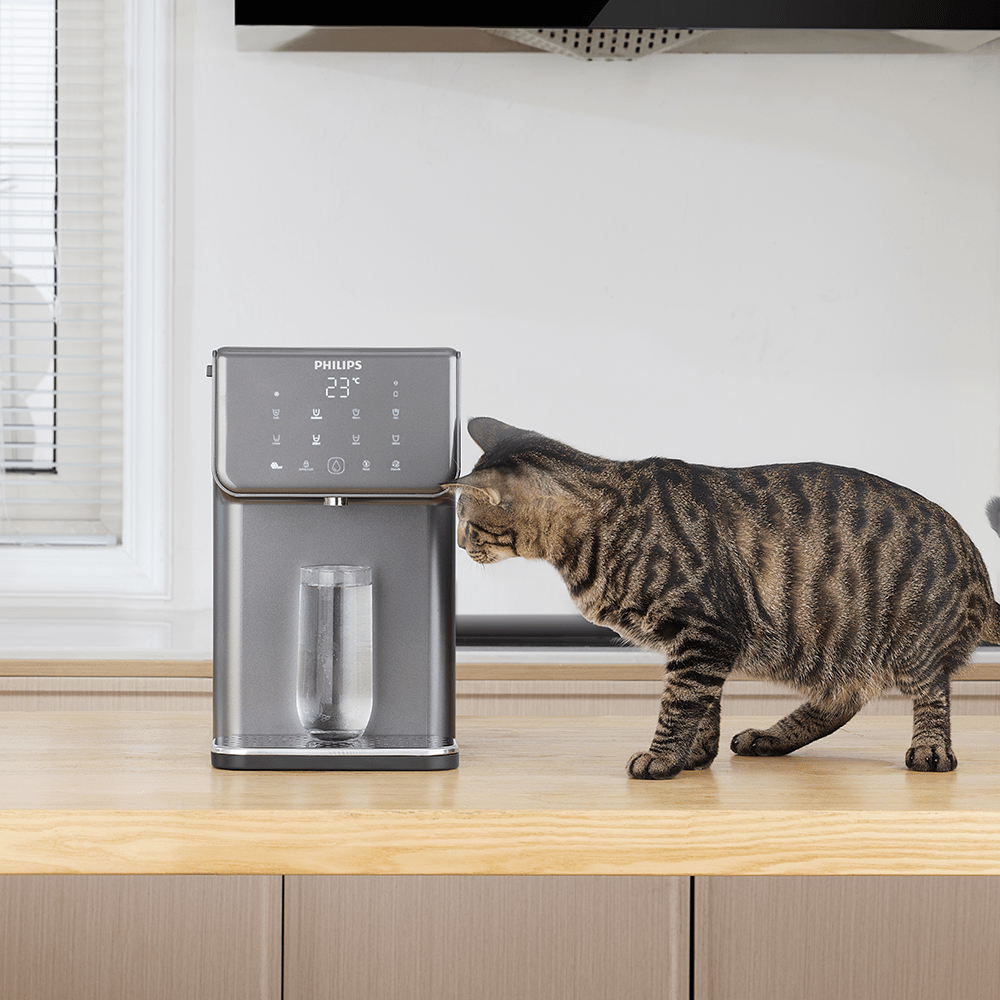 Philips Stazione dell'acqua tutto in uno caldo e freddo ADD5981GR (filtra PFAS) compatibile con BRITA