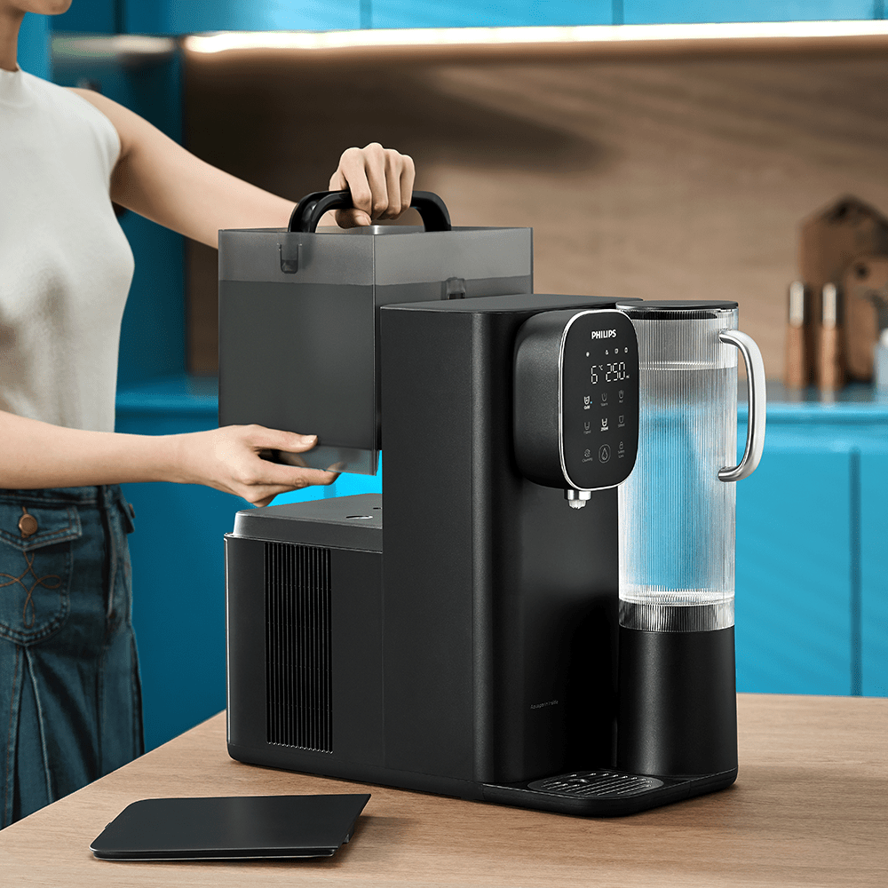 Philips Stazione dell'acqua calda + fredda ad osmosi inversa ADD6912BK (filtra PFAS)