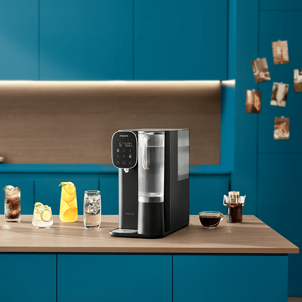 Philips Stazione dell'acqua calda + fredda ad osmosi inversa ADD6912BK (filtra PFAS)