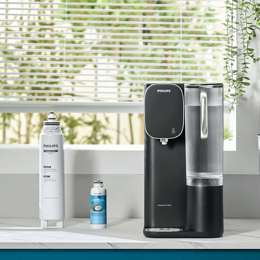 Philips Stazione dell'acqua calda + fredda ad osmosi inversa ADD6912BK (filtra PFAS)