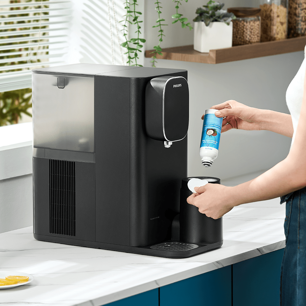Philips Stazione dell'acqua calda + fredda ad osmosi inversa ADD6912BK (filtra PFAS)