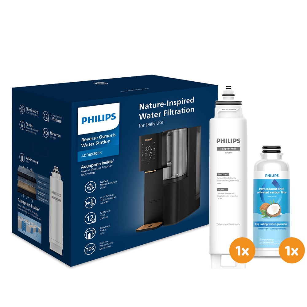 Philips Stazione dell'acqua ad osmosi inversa ADD6920BK (filtra PFAS)
