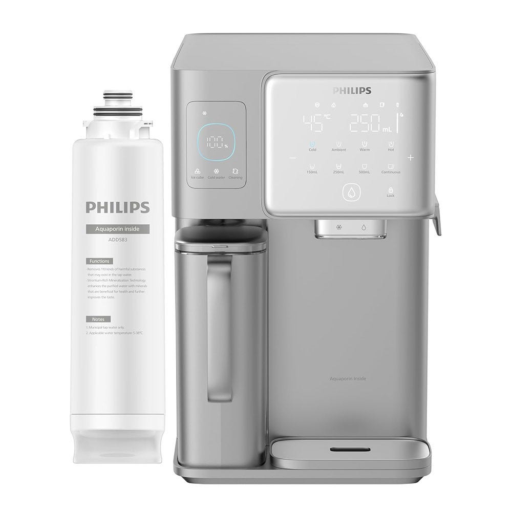 Philips Stazione dell'acqua a osmosi inversa calda + fredda + ghiaccio ADD6922DG (filtra PFAS)