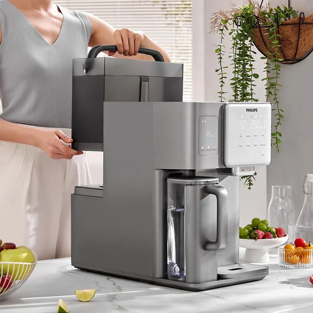 Philips Stazione dell'acqua a osmosi inversa calda + fredda + ghiaccio ADD6922DG (filtra PFAS)
