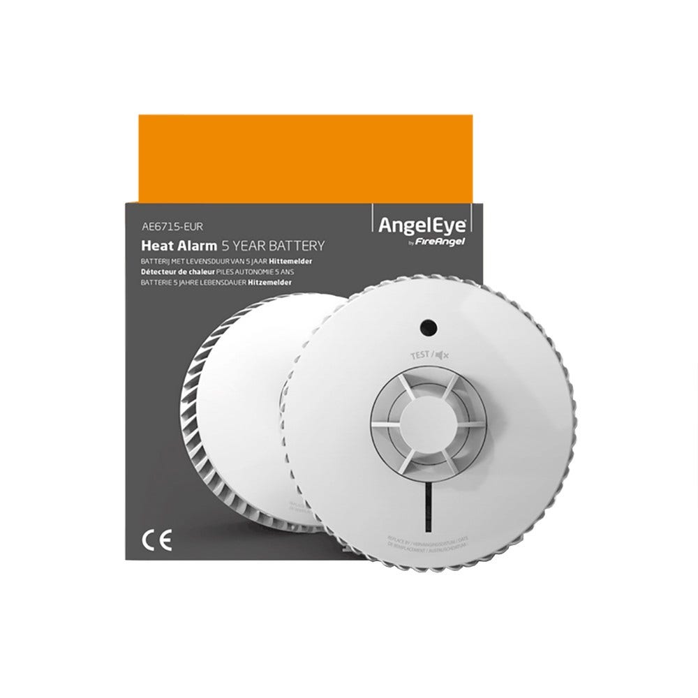 Rilevatore di calore AngelEye AE6715-EUR con batteria da 5 anni