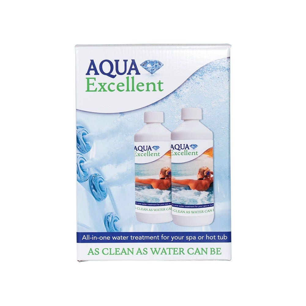 Aqua Excellent All-In-One Trattamento dell’acqua per minipiscina e vasche idromassaggi (2×1L)