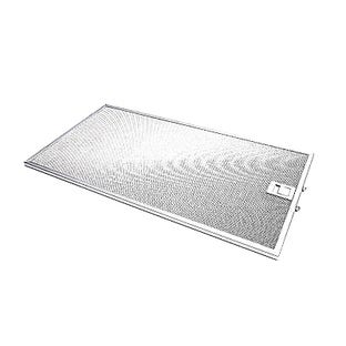 Filtro metallico 267x500mm compatibile con Airforce AFGF142 / AFCGF142
