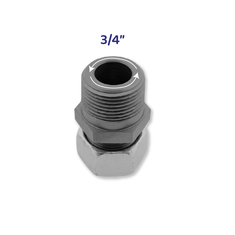 3M™ Connettore AP900 da NPT a BSPT 3/4” per collegamento Europeo senza perdite