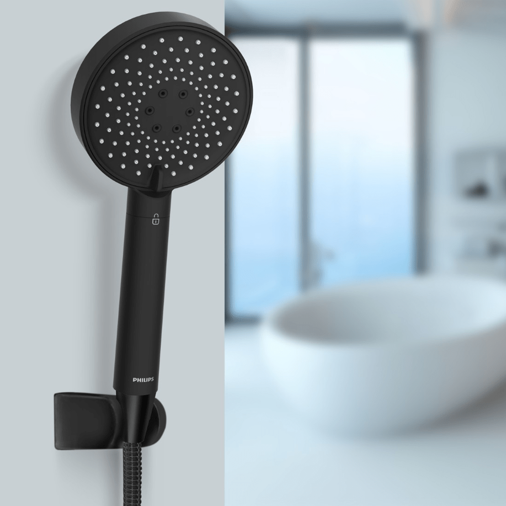 Philips Soffione Doccia con filtro nero ASH1516BK