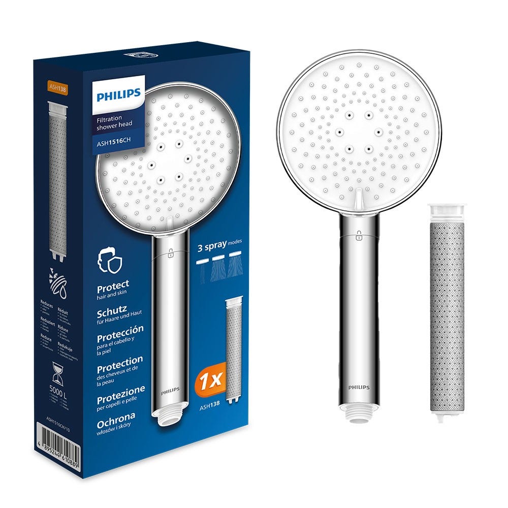 Philips Soffione doccia con filtro ASH1516CH