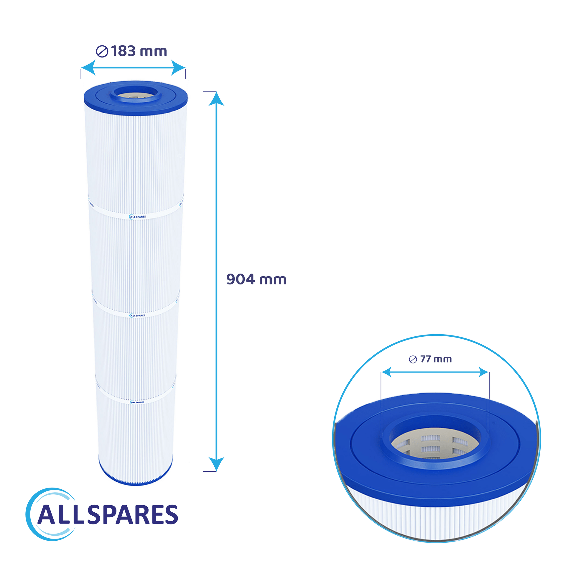 Filtro a cartuccia per piscina compatibile con Emaux CF150 / CF150-CE / 914100449