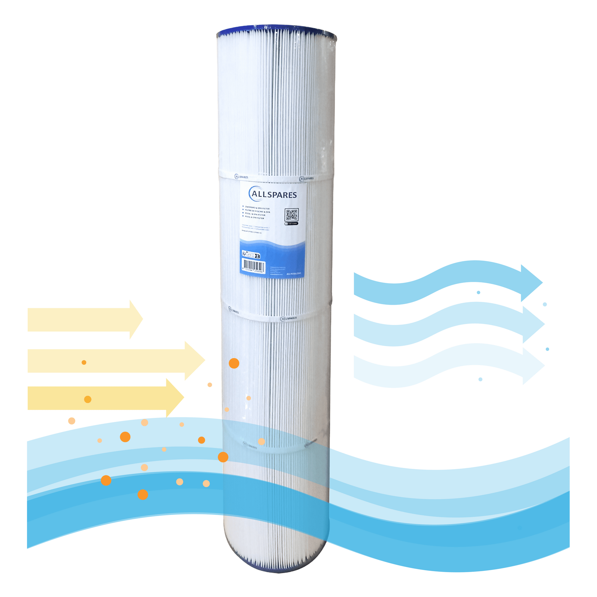 Filtro a cartuccia per piscina compatibile con Emaux CF150 / CF150-CE / 914100449