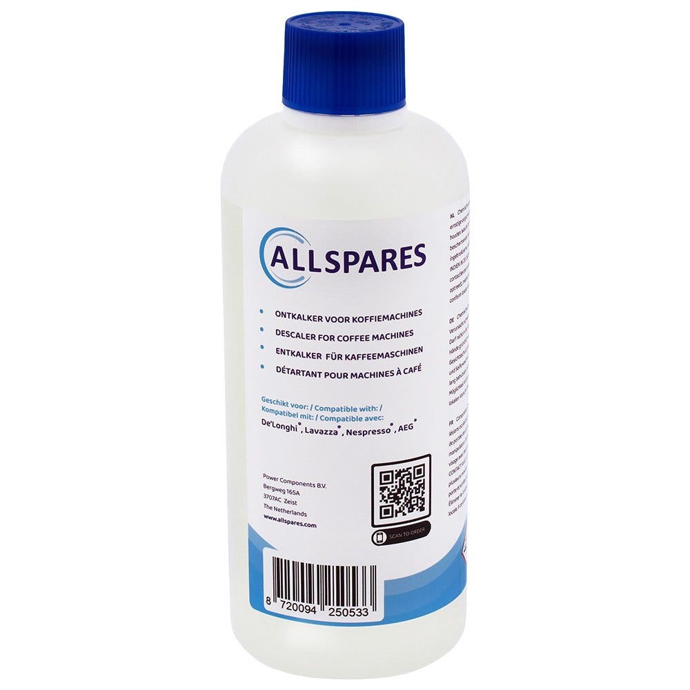 Decalcificante 500ml compatibile con De'Longhi EcoDecalk DLSC500 - flacone con 5 dosi