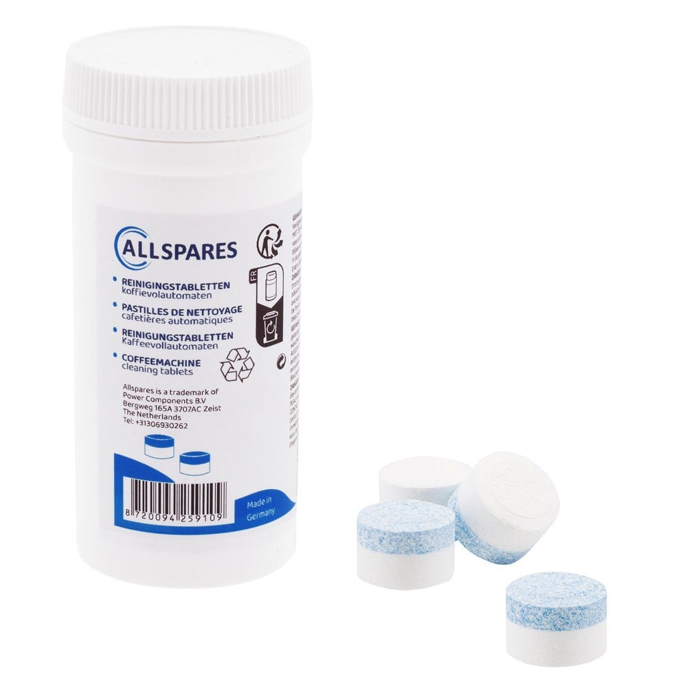 Compresse per la pulizia 2 in 1 AllSpares compatibili con Jura 62715 (14 pezzi)