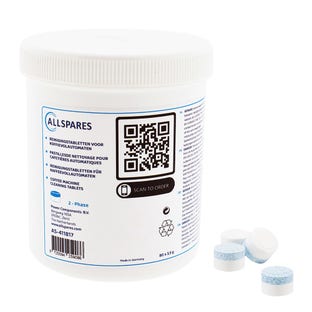 Compresse per la pulizia 2 in 1 AllSpares compatibili con Jura 62535 / 62715 (80 pz)
