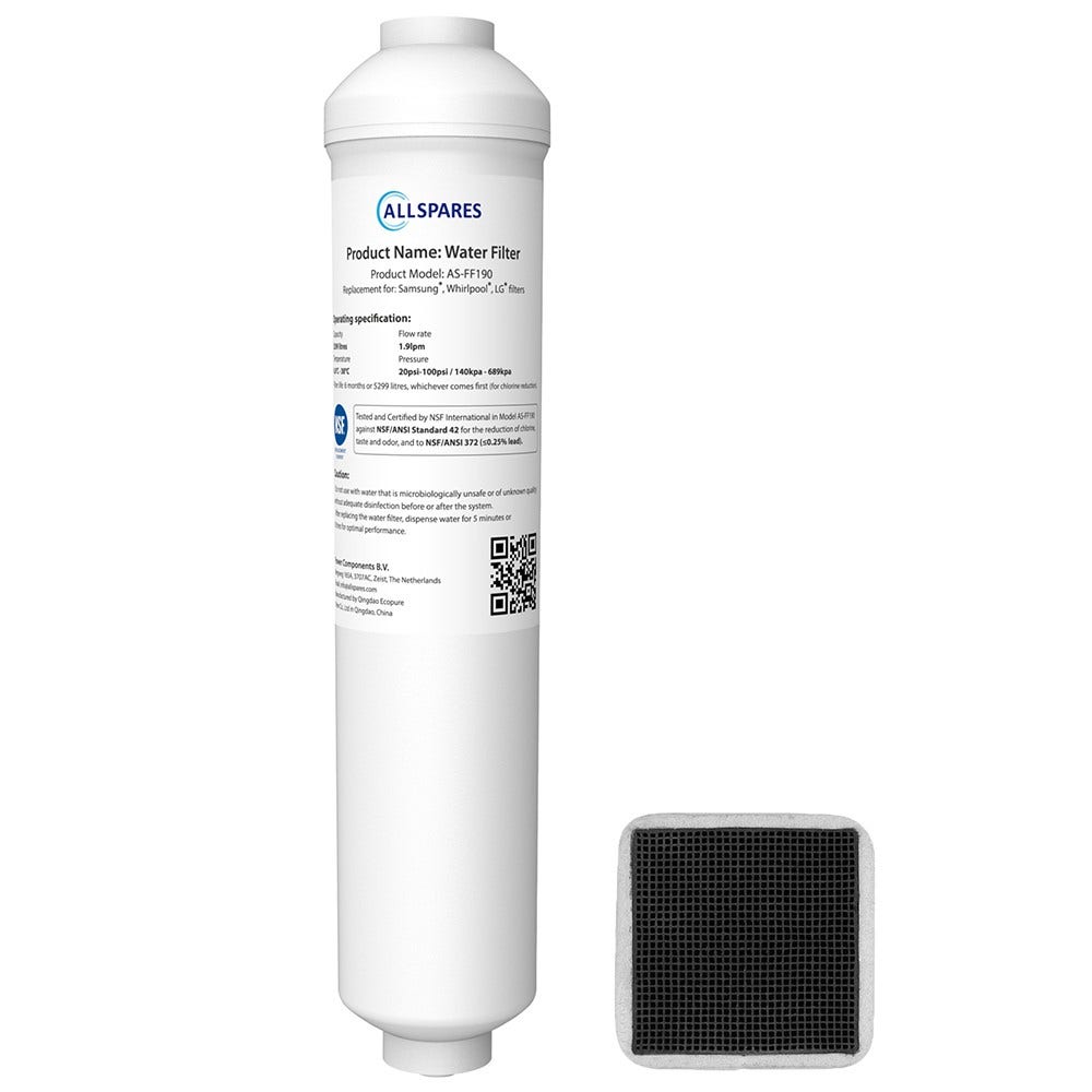 Kit di ricambio per frigorifero filtro dell'aria + Filtro acqua compatibile con Samsung