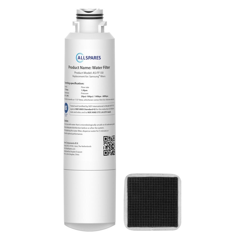 Kit di ricambio per frigorifero filtro dell'aria + Filtro acqua compatibile con Samsung