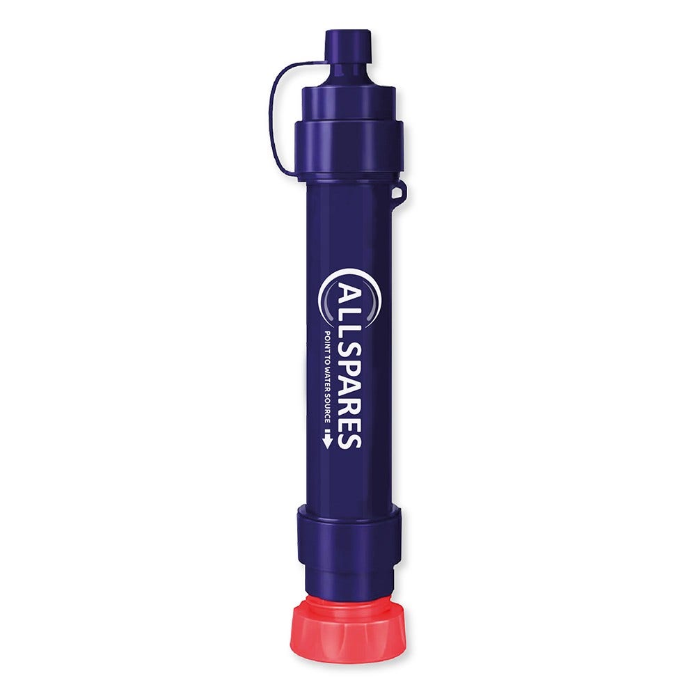 Kit di emergenza acqua potabile medio – Caraffa filtrante + filtri per acqua Philips + filtri per esterno