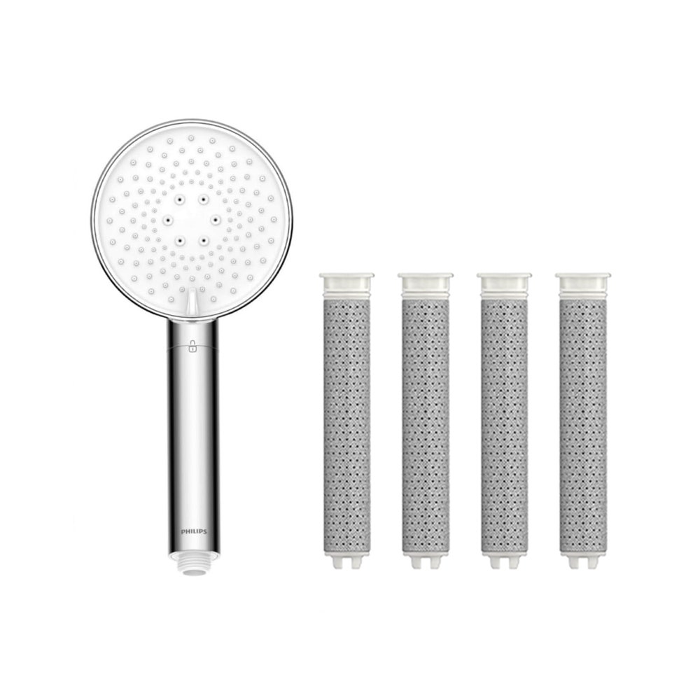 Philips soffione doccia con 4 filtro di ricambio AS-ASH1516CHASH138-SET