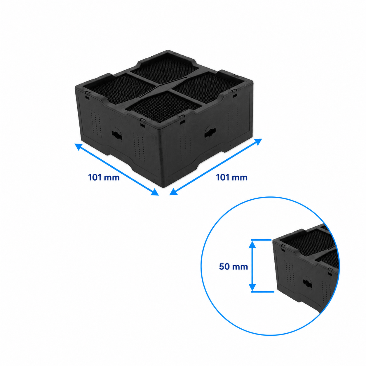Filtro ceramico (4 pz.) compatibile con Beko KIT0120952 / FCB0132356B
