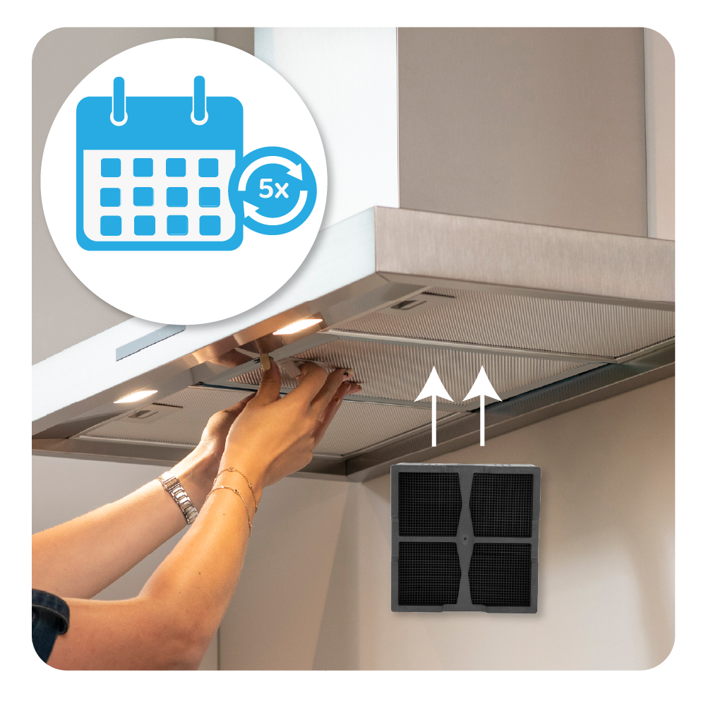 Filtro ceramico compatibile con Elica NikolaTesla KIT0120952 (4 pz.)