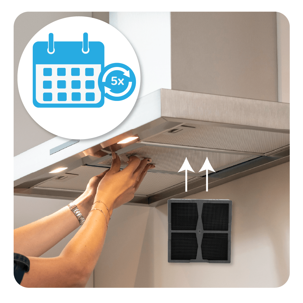 Filtro ceramico compatibile con Beko KIT0120952 / FCB0132356B (4 pz.)