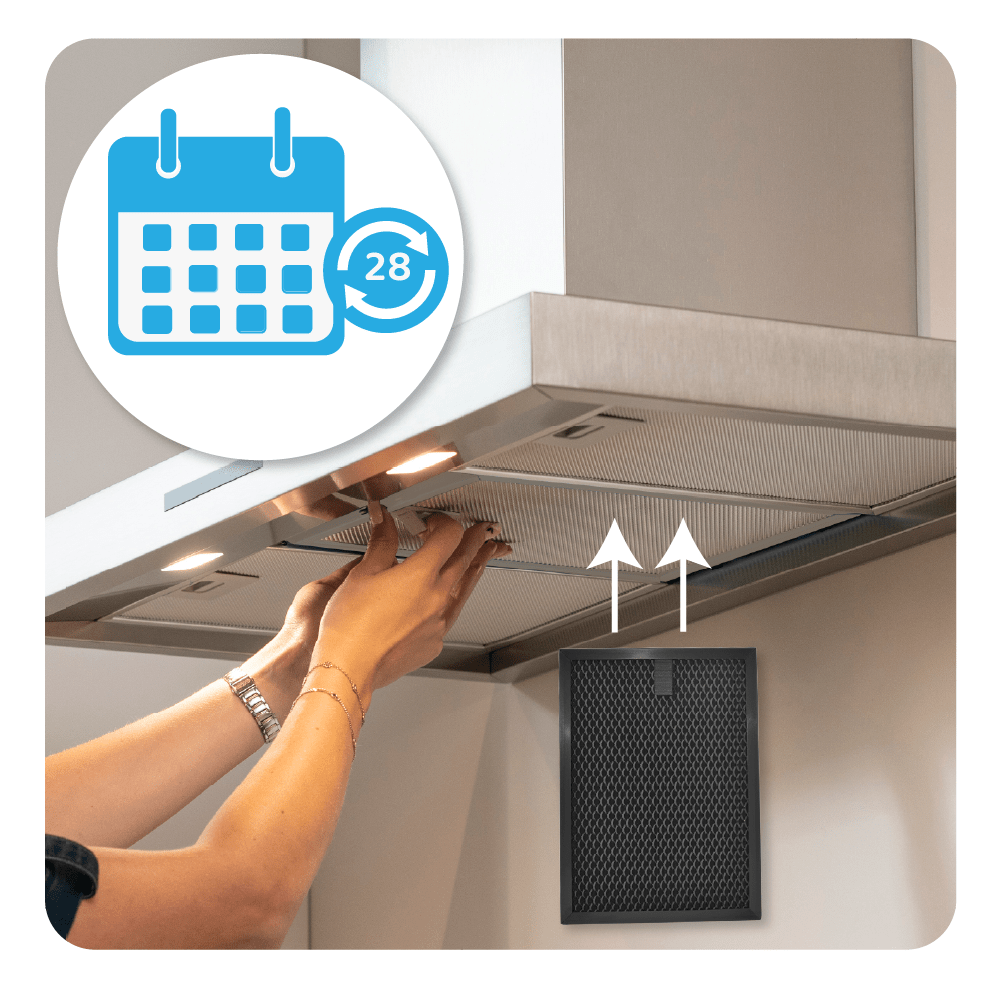 Filtro ai carboni attivi rigenerabile compatibile con AEG 140237131010
