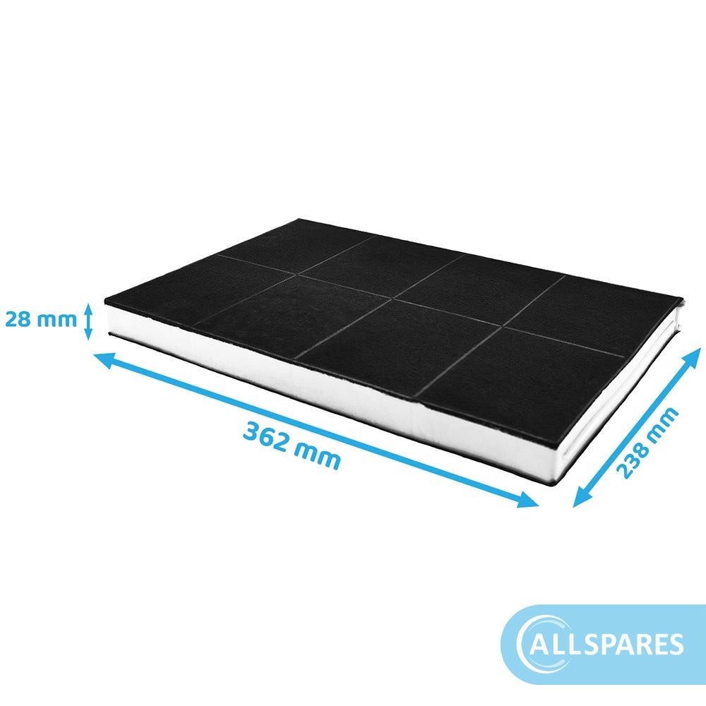 Filtro di carbone compatibile con Constructa 460008 / 00460008