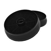 Filtro di carbone compatibile con WPRO Tipo 145 / AMC145 (2 pezzi)
