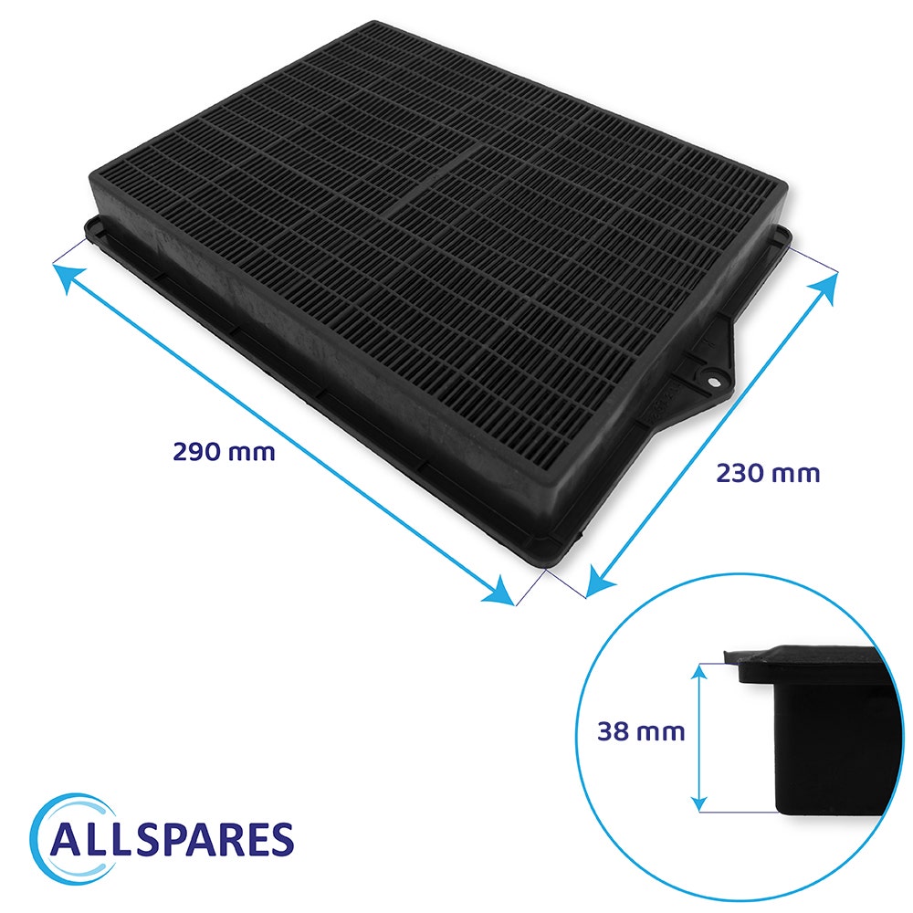Filtro a carboni attivi compatibile con SMEG KITFC160