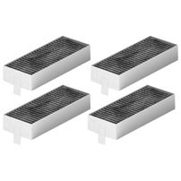 Filtro di carbone CleanAir compatibile con Constructa 17004796 / CZ9VRCR0 (4 pezzi)