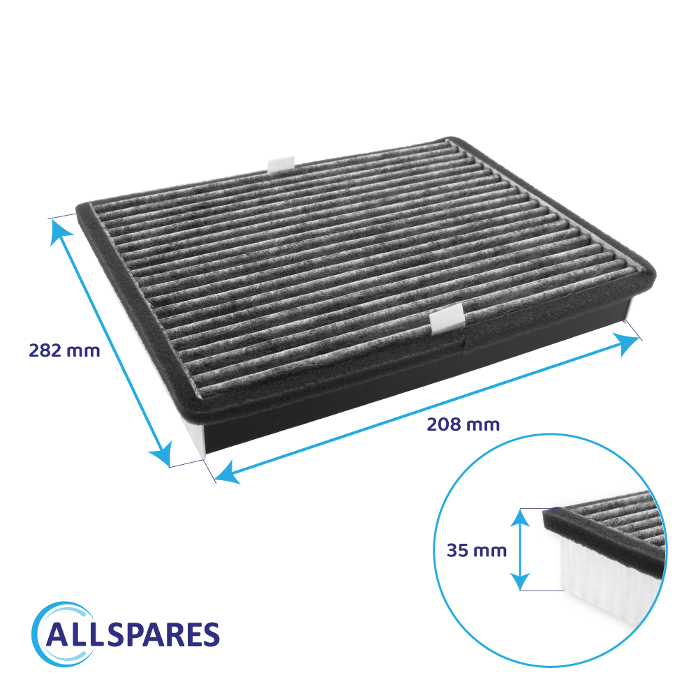 Filtro a carboni attivi compatibile con Miele Active AirClean DKF 36-P