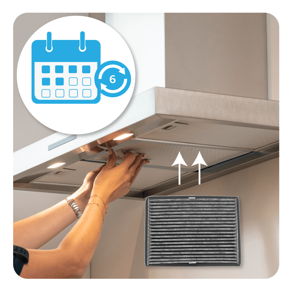 Filtro a carboni attivi compatibile con Miele Active AirClean DKF 36-P